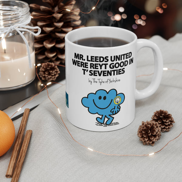 Yorkshire Football Mug - Leeds United - Mr Leeds United int 70s