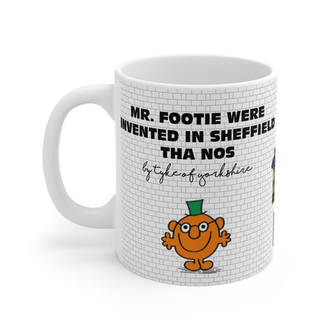 Yorkshire Football Mug - Sheffield FC - Mr Footie were invented in Sheffield