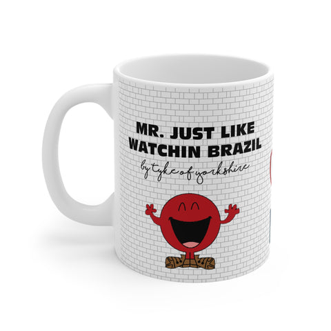 Yorkshire Football Mug - Barnsley - Mr Just like watchin Brazil