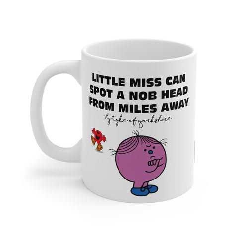 Yorkshire Mr Men Mug - Little Miss Spot a Nob Head