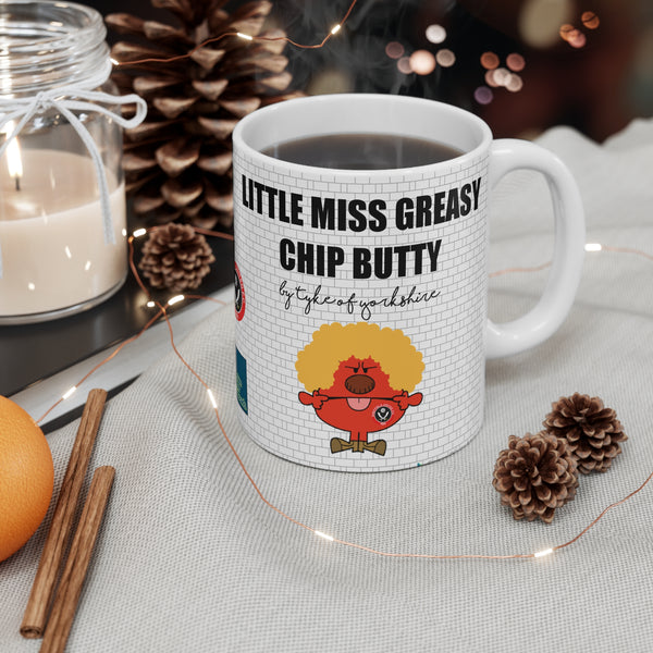 Yorkshire Football Mug - Sheffield United - Little Miss Greasy Chip Butty