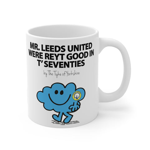 Yorkshire Football Mug - Leeds United - Mr Leeds United int 70s