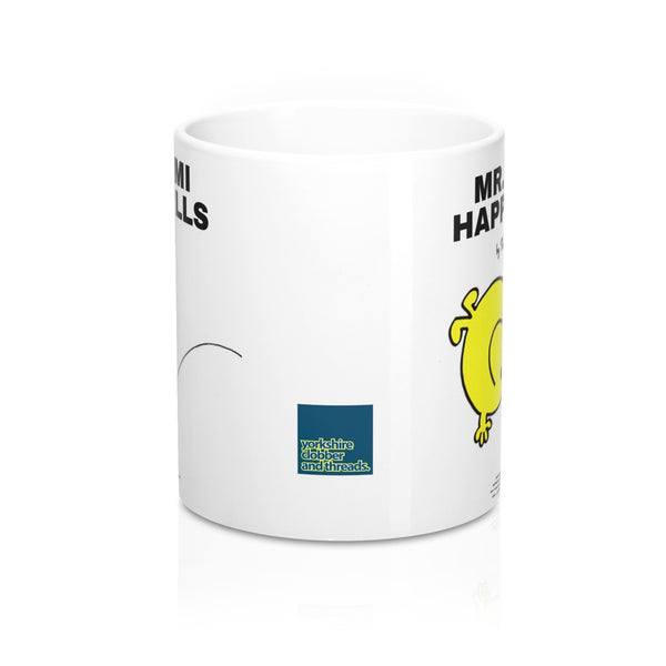 Yorkshire Mr Men Mug - Mr On Mi Happy Pills - Yorkshire Clobber and Threads