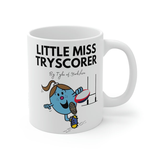 Yorkshire Mr Men Mug - Little Miss Tryscorer - Rugby