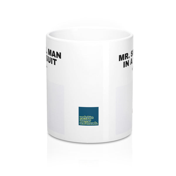 Yorkshire Mr Men Mug - Mr Small Man in a Big Suit - Yorkshire Clobber and Threads