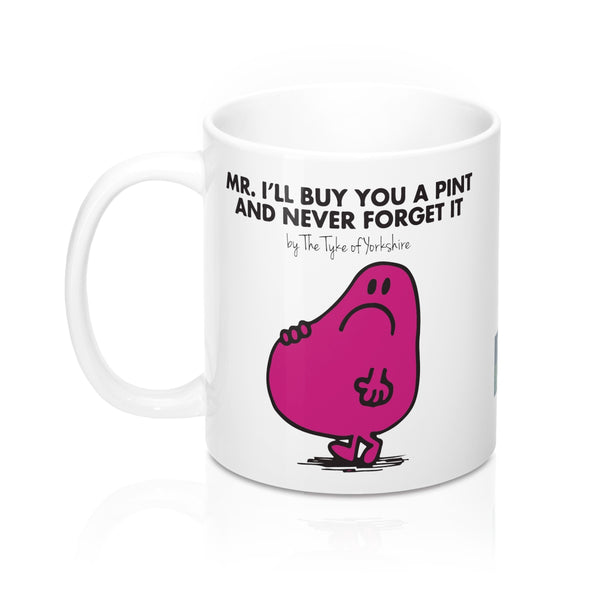 Yorkshire Mr Men Mug - Mr I'll Buy You a Pint - Yorkshire Clobber and Threads
