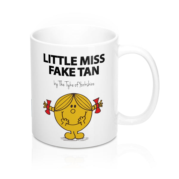 Yorkshire Mr Men Mug - Little Miss Fake Tan - Yorkshire Clobber and Threads