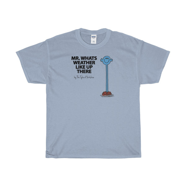 Yorkshire Mr Men TShirt - Mr Whats the weather like - Yorkshire Clobber and Threads