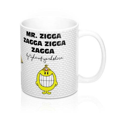 Yorkshire Football Mug - Doncaster Rovers - Mr. Zigga Zagga - Yorkshire Clobber and Threads