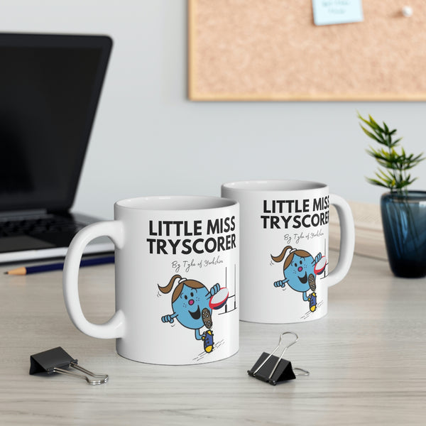 Yorkshire Mr Men Mug - Little Miss Tryscorer - Rugby