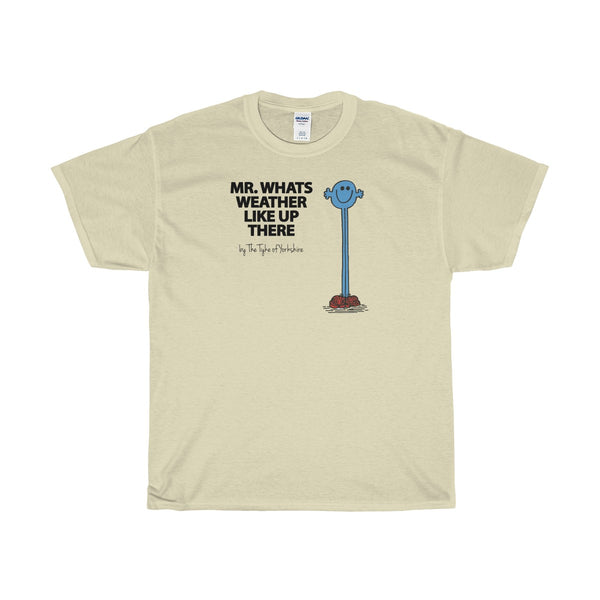 Yorkshire Mr Men TShirt - Mr Whats the weather like - Yorkshire Clobber and Threads