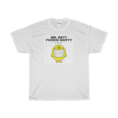 Yorkshire Mr Men TShirt - Mr Reyt fuckin shifty - Yorkshire Clobber and Threads