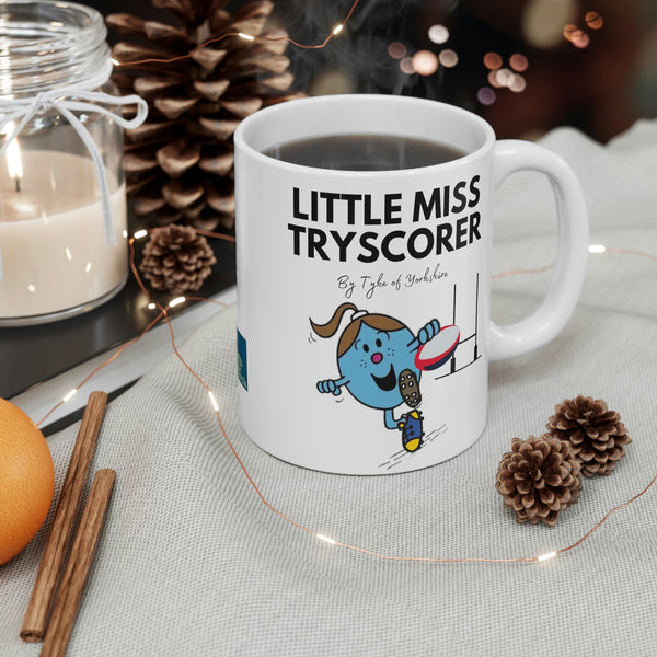 Yorkshire Mr Men Mug - Little Miss Tryscorer - Rugby