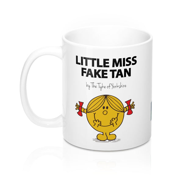 Yorkshire Mr Men Mug - Little Miss Fake Tan - Yorkshire Clobber and Threads