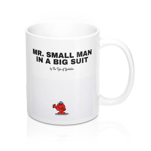 Yorkshire Mr Men Mug - Mr Small Man in a Big Suit - Yorkshire Clobber and Threads