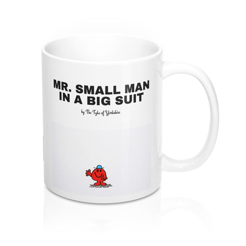 Yorkshire Mr Men Mug - Mr Small Man in a Big Suit - Yorkshire Clobber and Threads