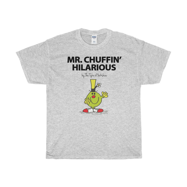 Yorkshire Mr Men TShirt - Mr Chuffin Hilarious - Yorkshire Clobber and Threads