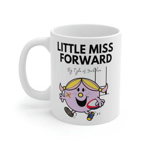 Yorkshire Mr Men Mug - Little Miss Forward - Rugby
