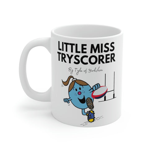 Yorkshire Mr Men Mug - Little Miss Tryscorer - Rugby