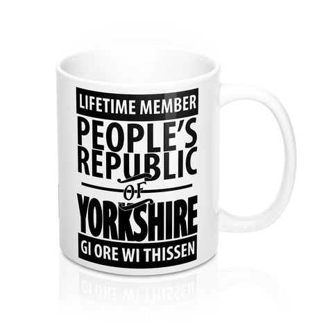 Original Yorkshire Mug - Peoples Republic of Yorkshire - Yorkshire Clobber and Threads