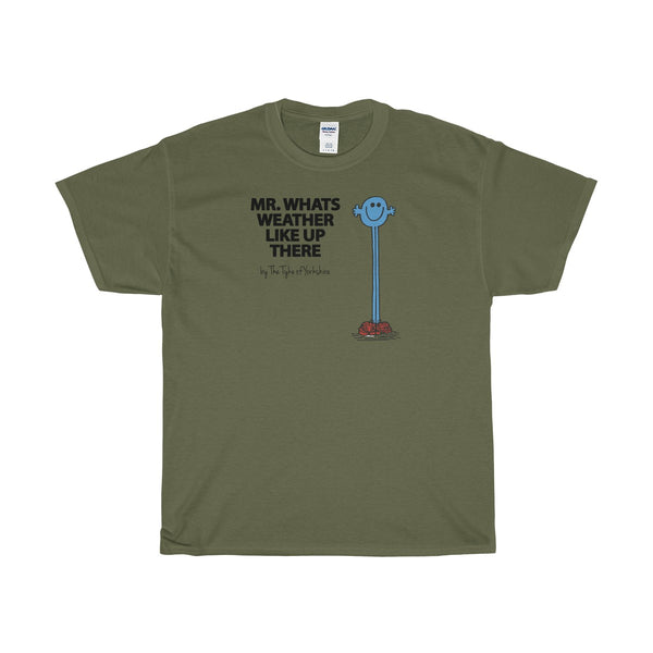 Yorkshire Mr Men TShirt - Mr Whats the weather like - Yorkshire Clobber and Threads